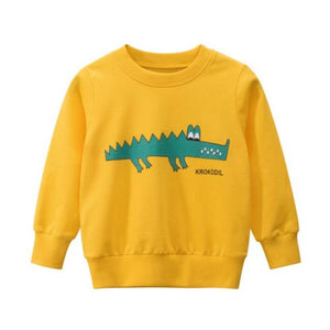 Cartoon Animal Dinosaur Sweatshirt for Baby