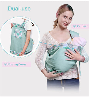 Baby Wrap Newborn Sling Dual Use Infant Nursing Cover 👶